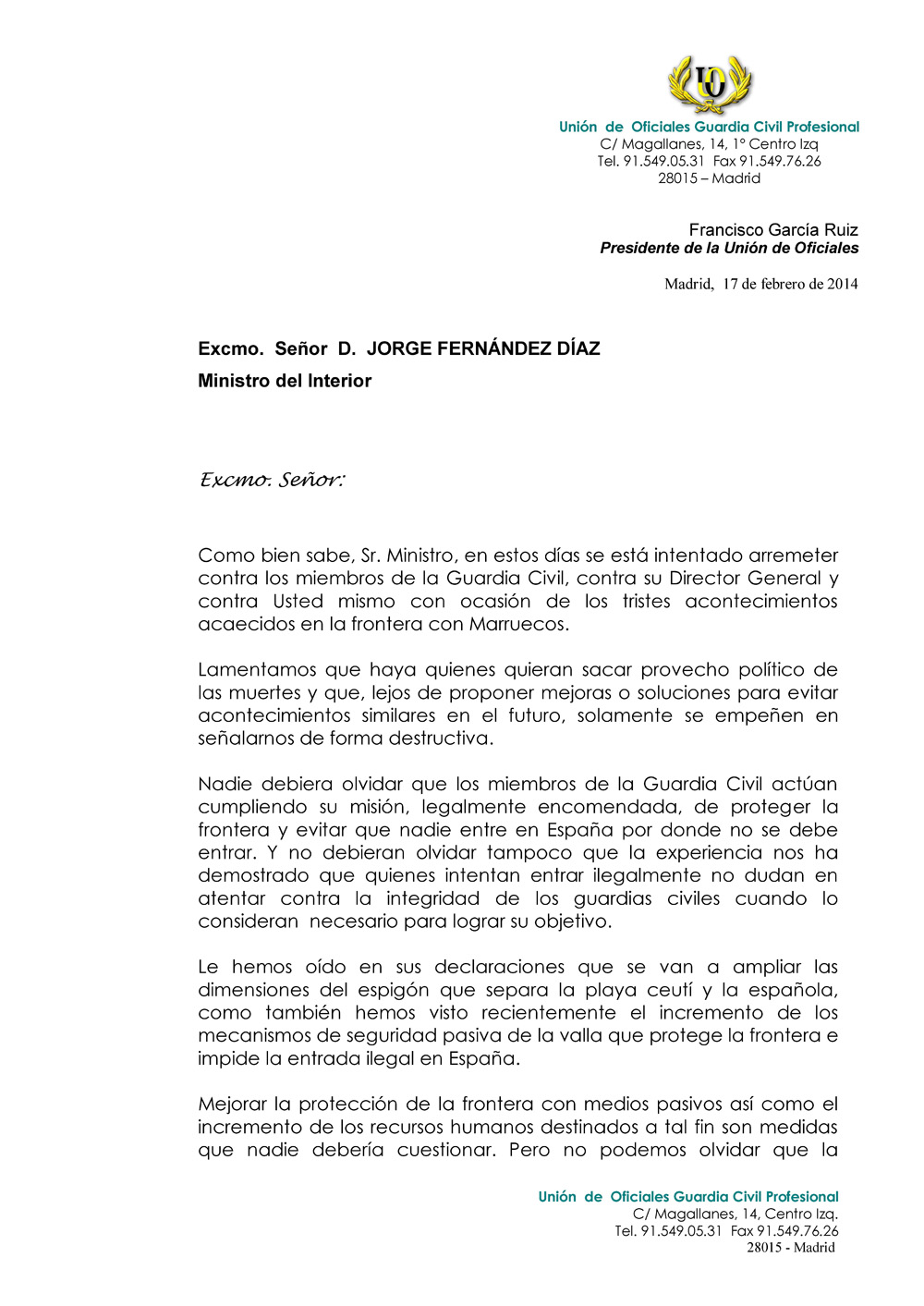 CARTA AL MINISTRO INTERIOR PROBLEMAS FRONTERA_Página_1.jpg
